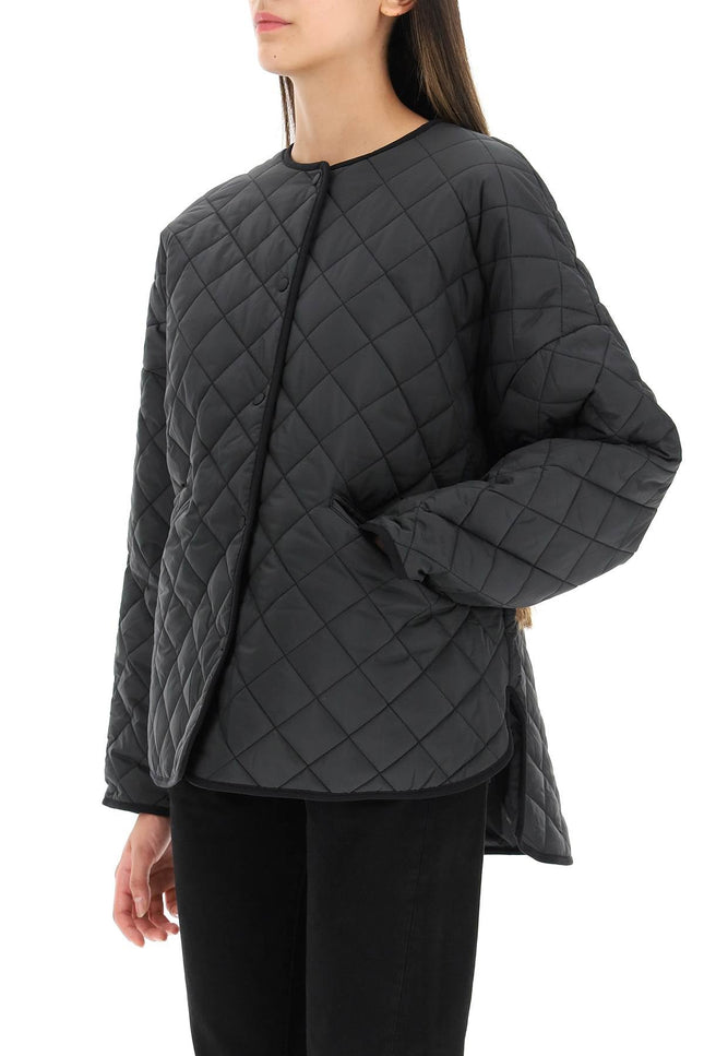 Quilted Boxy Jacket - Black