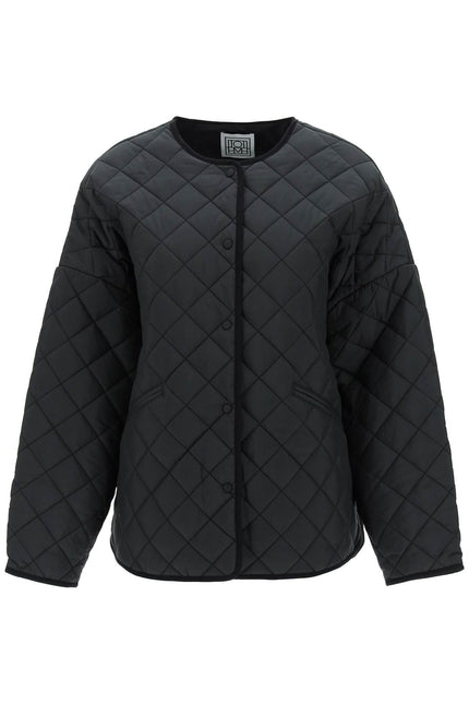Quilted Boxy Jacket - Black