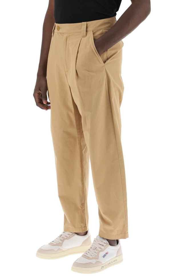 Renato Loose Pants With Pleats - Beige