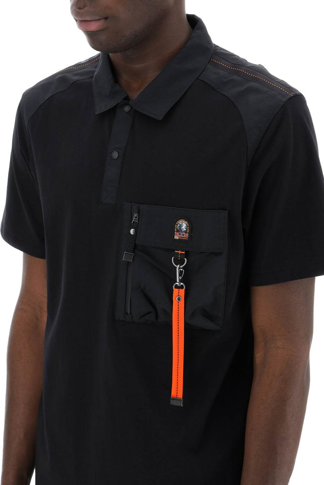 "Rescue Polo With Nylon Inserts" - Black