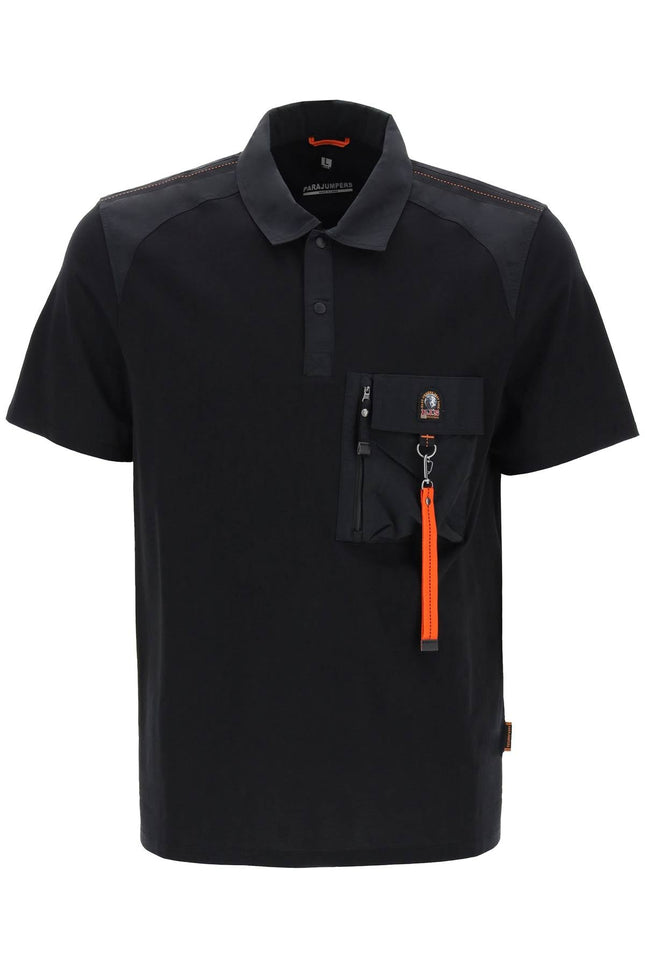 "Rescue Polo With Nylon Inserts" - Black