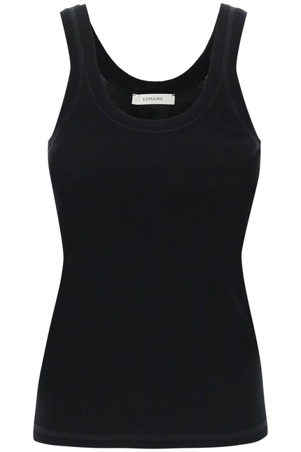 Ribbed Sleeveless Top With