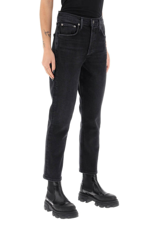 Riley High-Waisted Cropped Jeans