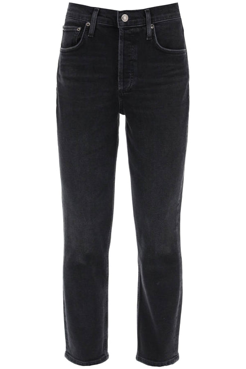 Riley High-Waisted Cropped Jeans