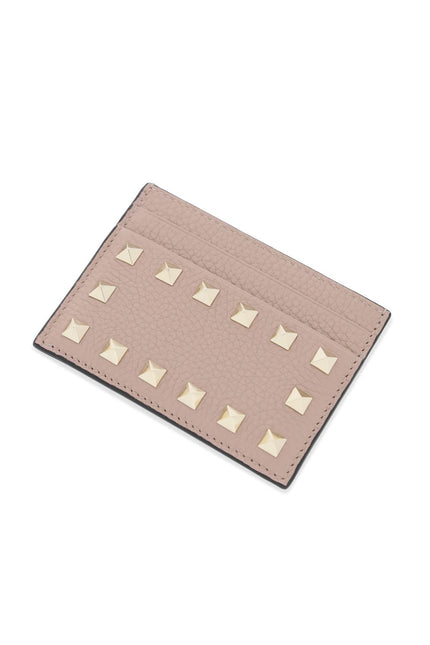 Rockstud Leather Card Holder