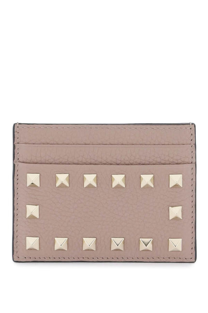 Rockstud Leather Card Holder