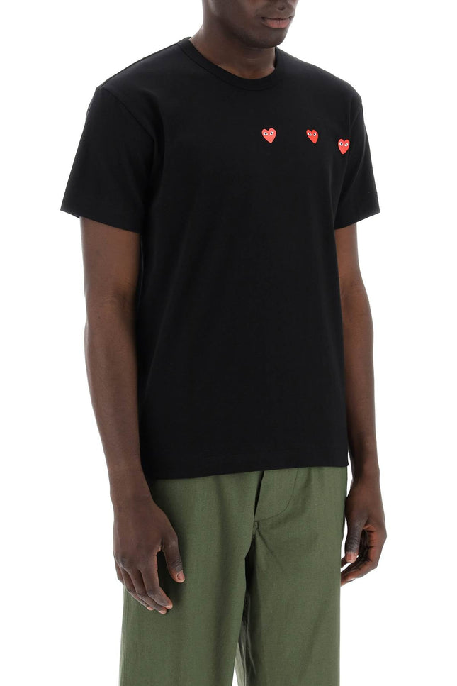 "Round-Neck T-Shirt With Heart