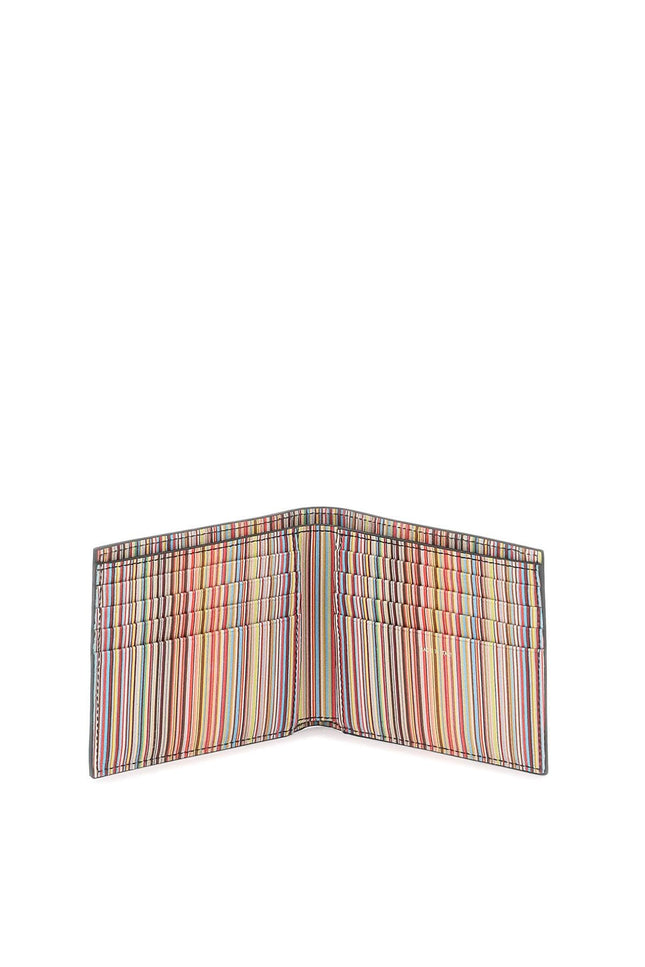 Signature Stripe Bifold Wallet