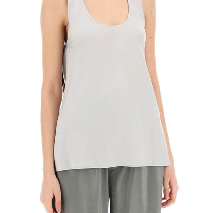 Sleeveless Top With Diagonal