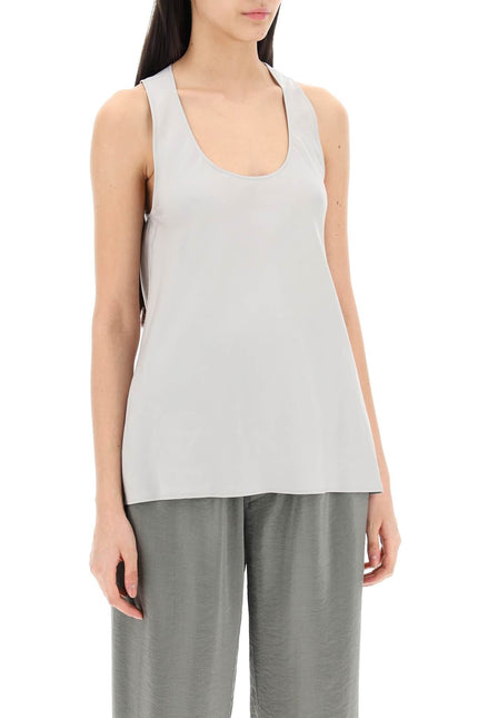 Sleeveless Top With Diagonal