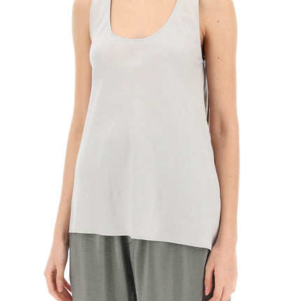 Sleeveless Top With Diagonal