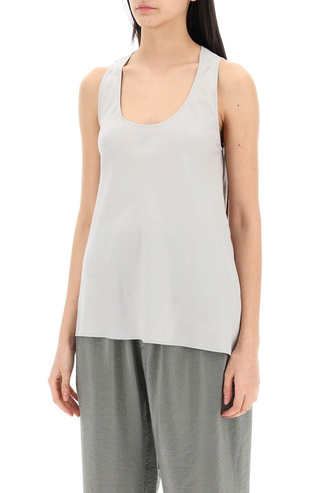 Sleeveless Top With Diagonal