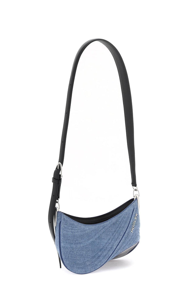 Small Denim Spiral Curve 01 Shoulder Bag