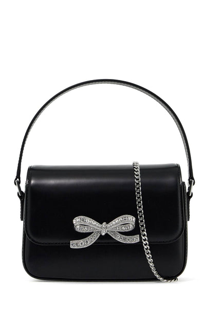 Smooth Leather Micro Handbag In 10 Words - Black