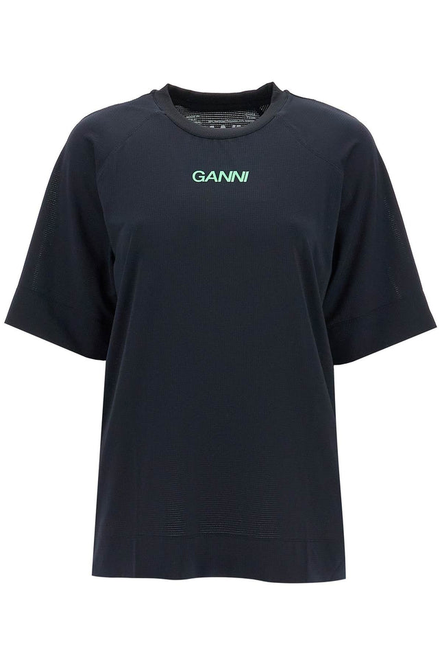 Sporty Mesh T-Shirt For - Black