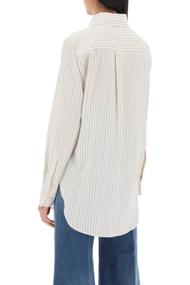 Striped Cotton-Wool Shirt