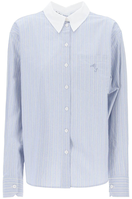 Striped Shirt With Double Closure