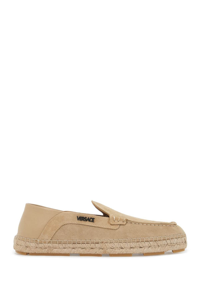 Suede Moccasin-Style Es - Beige