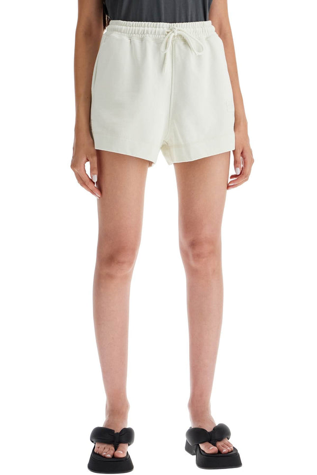 sweatshirt fabric shorts - White