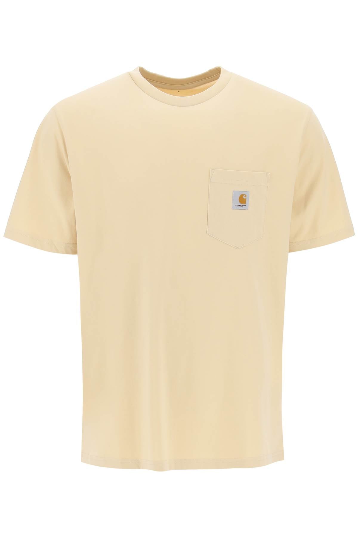 T-Shirt With Chest Pocket - Neutral