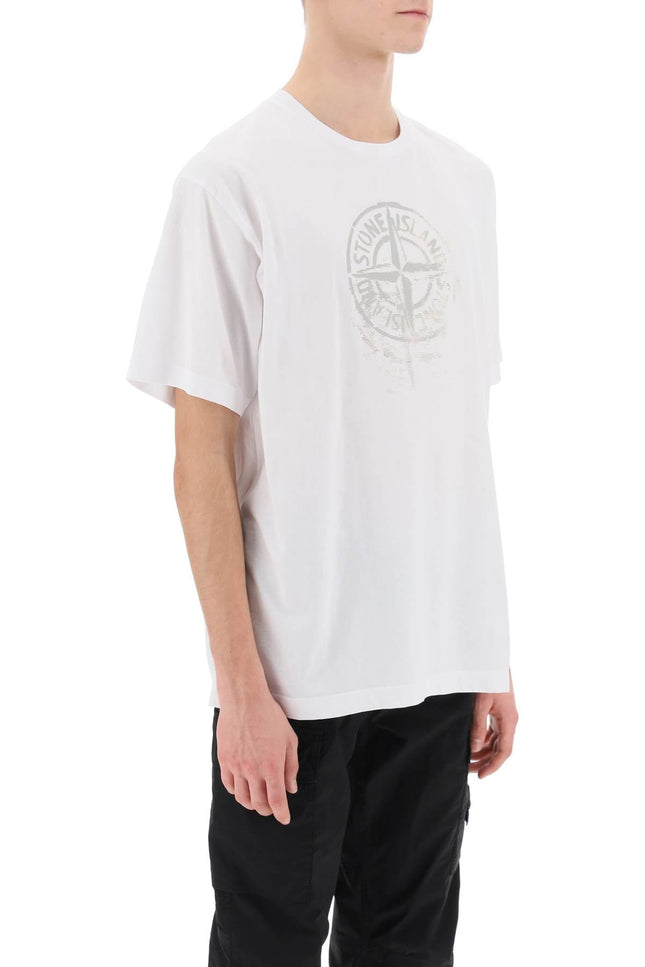 T-Shirt With Reflective Print