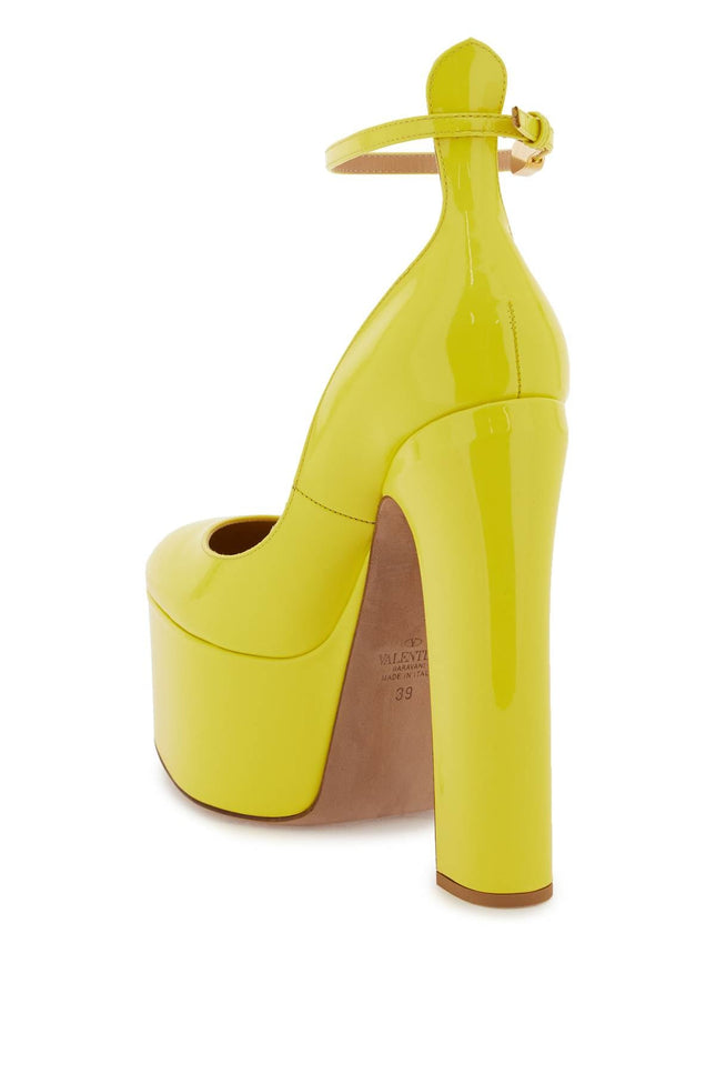 Tan-Go Patent Leather Platform Pump