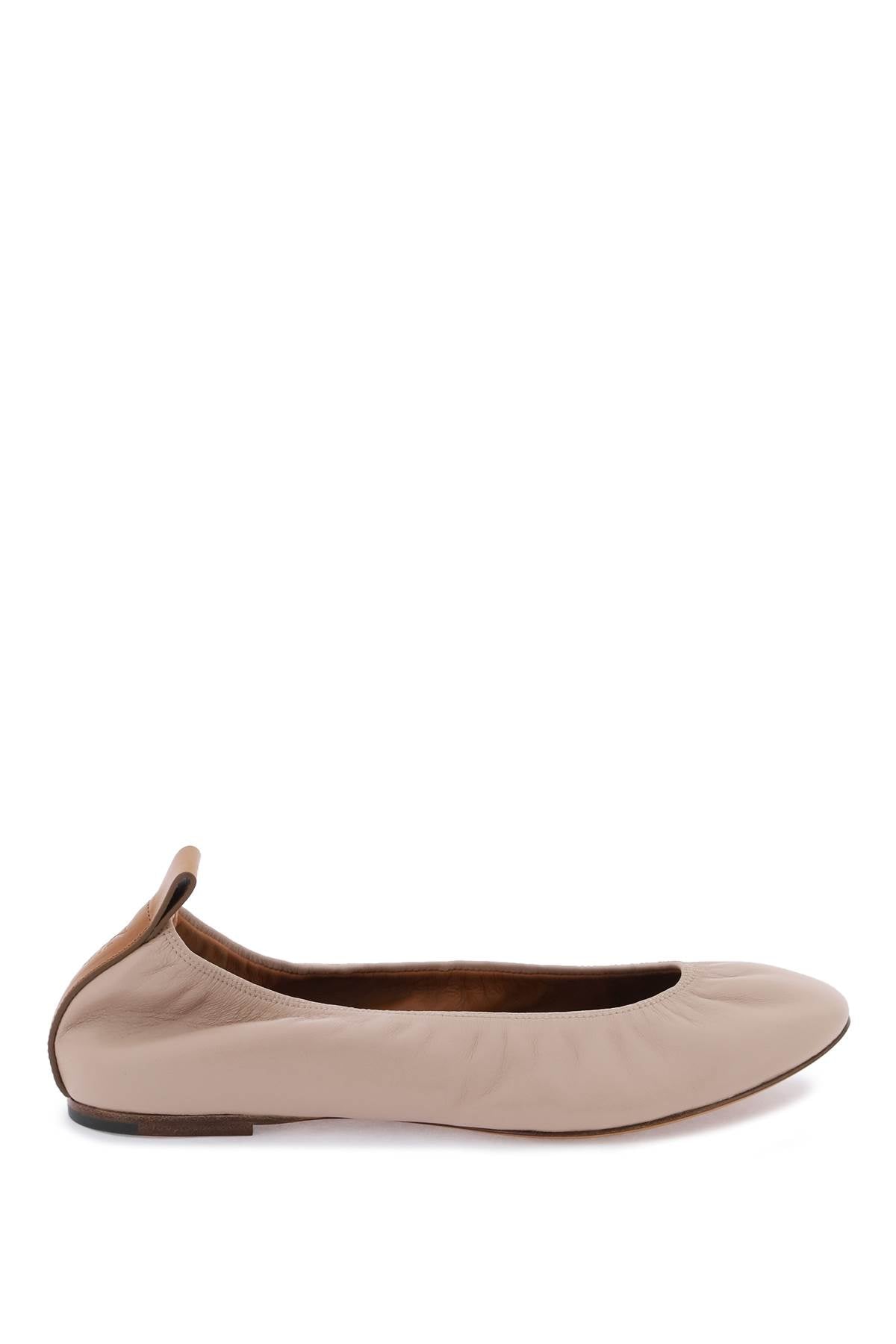 The Leather Ballerina Flat - Neutral