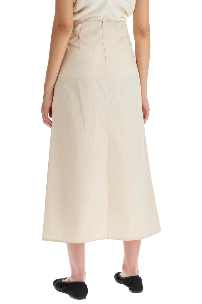 Tie-Waist Midi Skirt