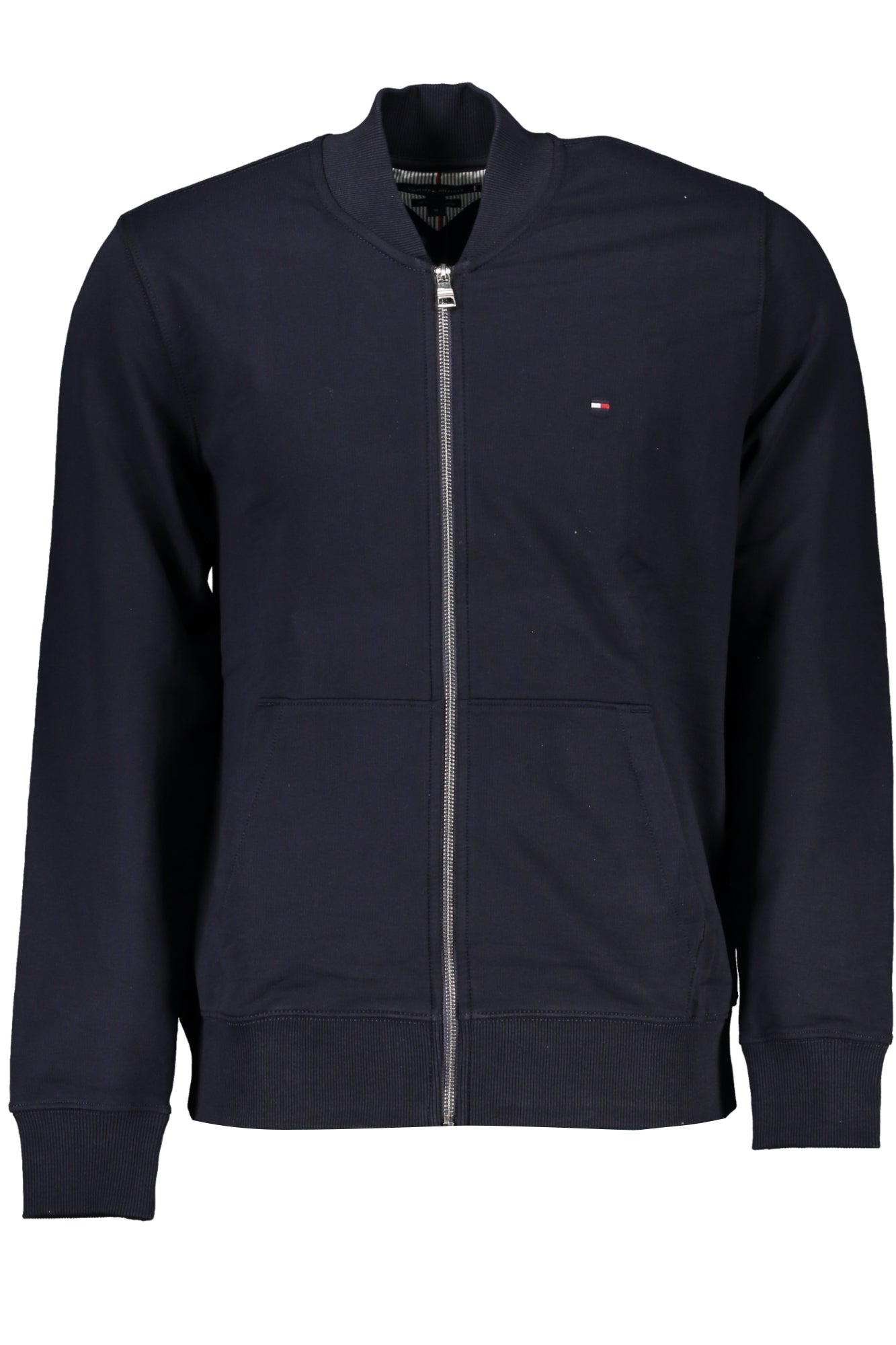 TOMMY HILFIGER MEN'S BLUE ZIP SWEATSHIRT-Felpe-TOMMY HILFIGER-Urbanheer