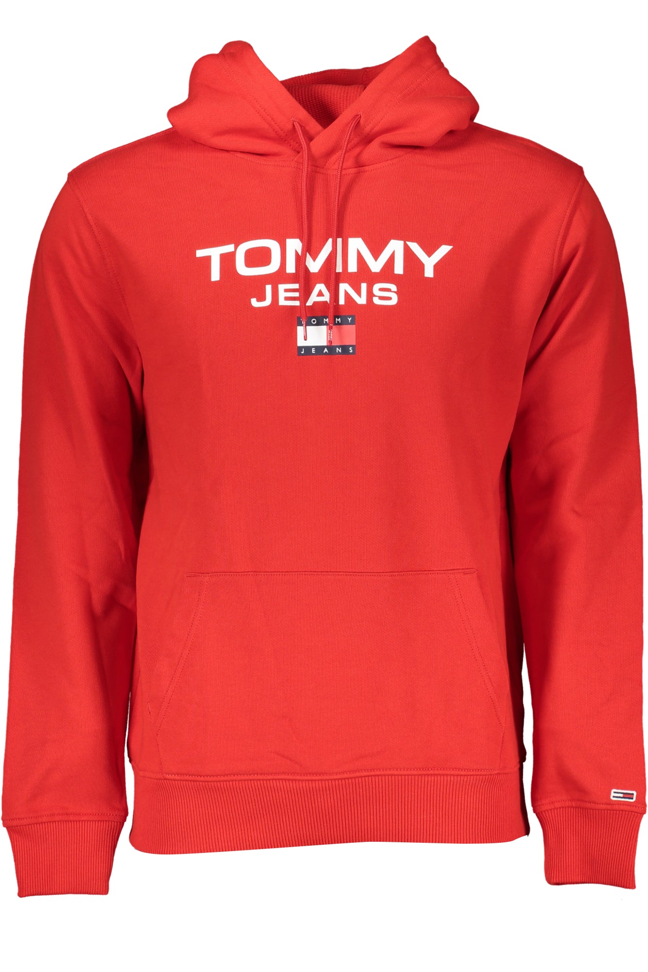 TOMMY HILFIGER MEN'S RED ZIP-OUT SWEATSHIRT-Felpe-TOMMY HILFIGER-Urbanheer