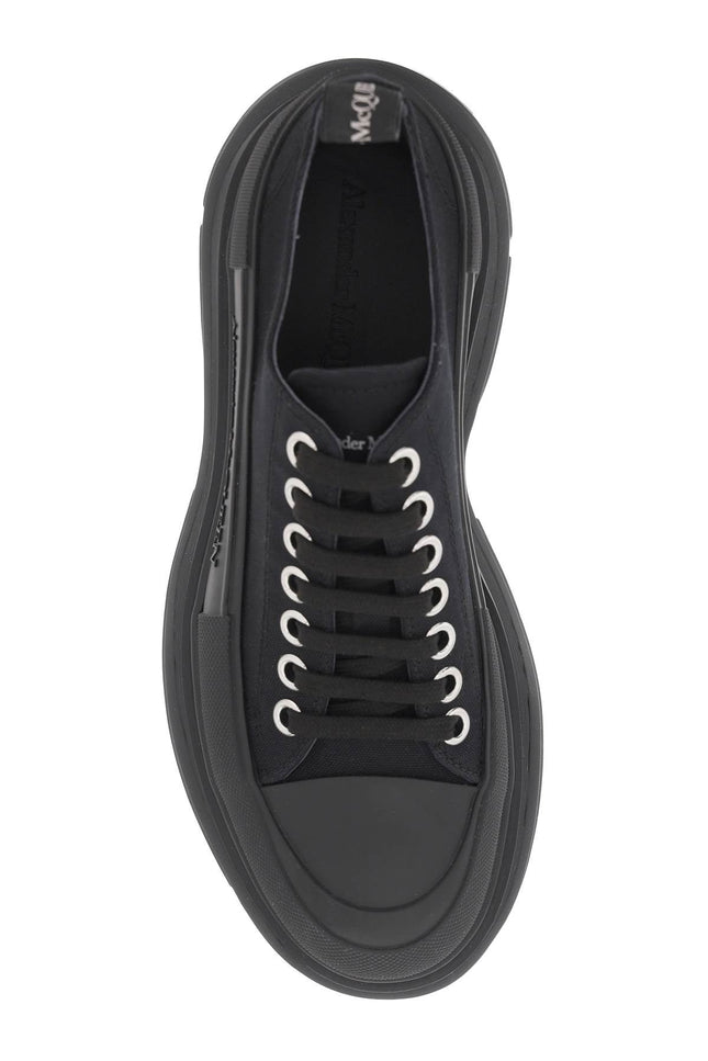 tread slick sneakers - Black