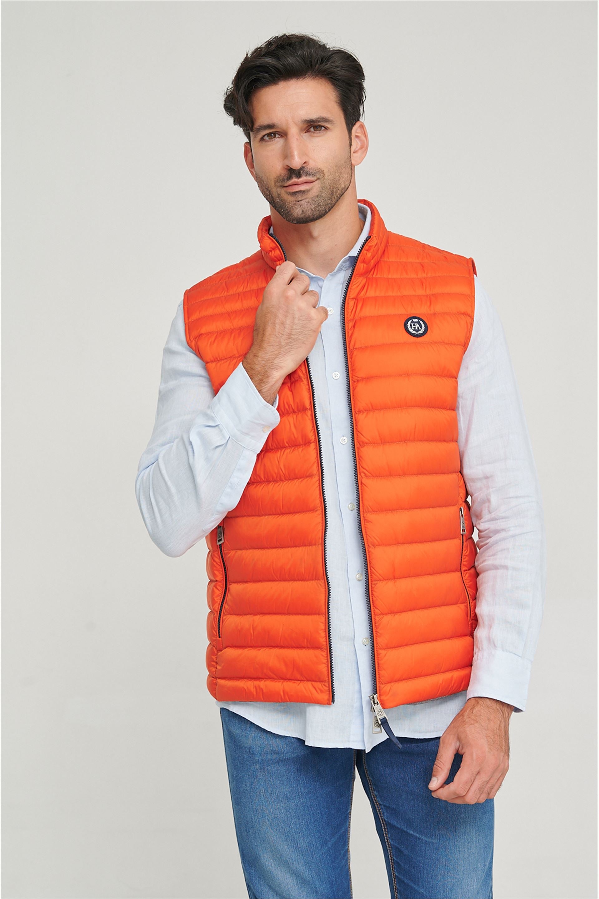 Austin Ultralight Men Waistcoat-Henry Arroway-XS-NARANJA-Urbanheer