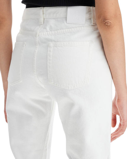 Twisted Seam Cropped Jeans