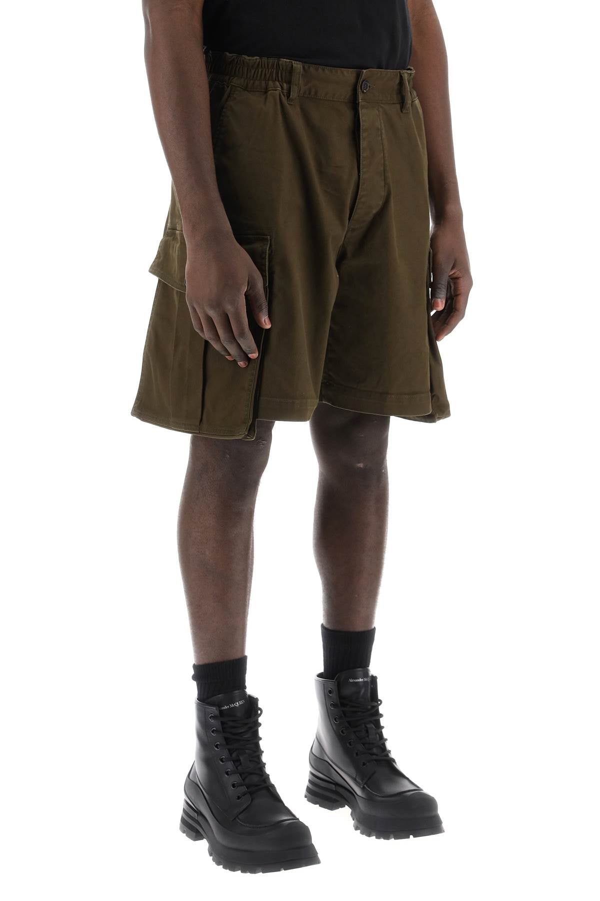 "Urban 64 Cargo Bermuda - Khaki