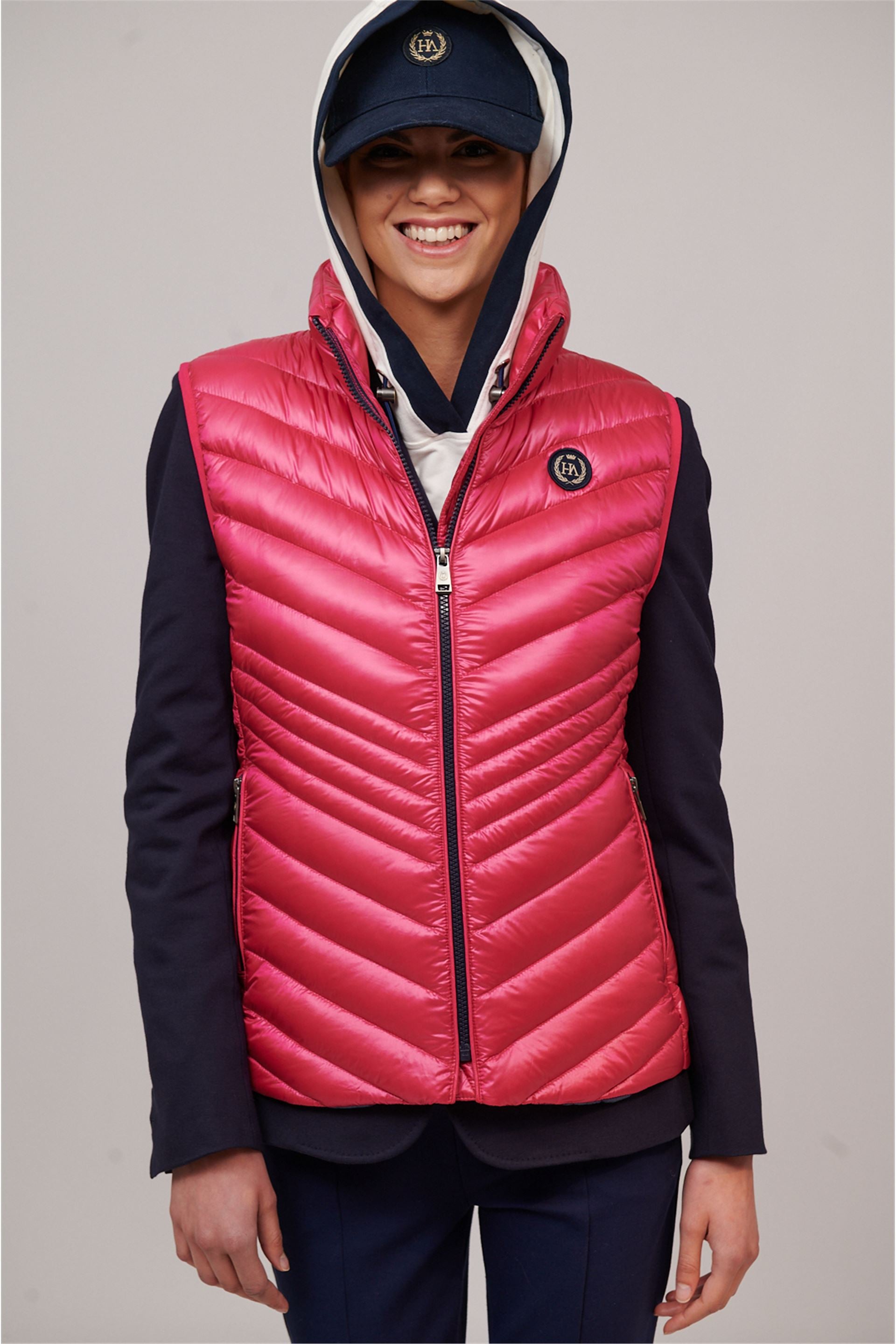 Victoria New Women Puffer Vest-Clothing - Women-Henry Arroway-FUCSIA-XS-Urbanheer