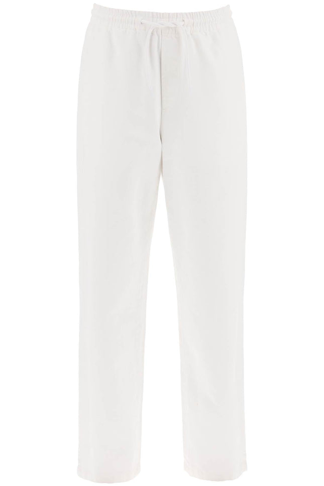vincent jeans with drawstring waistband - White