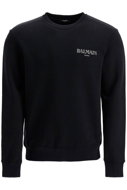 vintage balmain crewneck sweat - Black