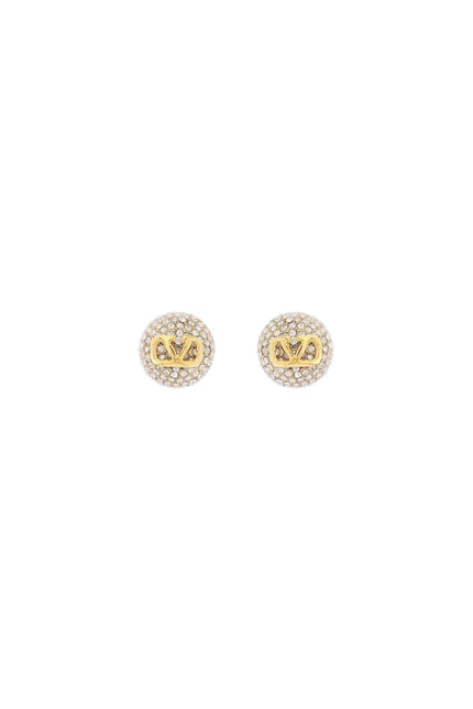 vlogo signature earrings with swarovski® crystals