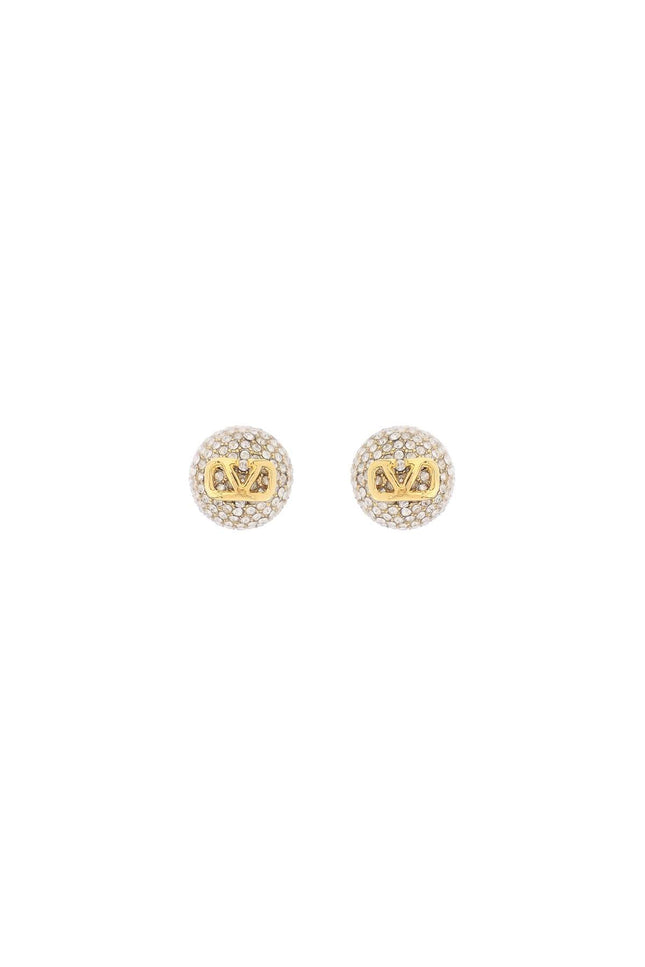 vlogo signature earrings with swarovski® crystals