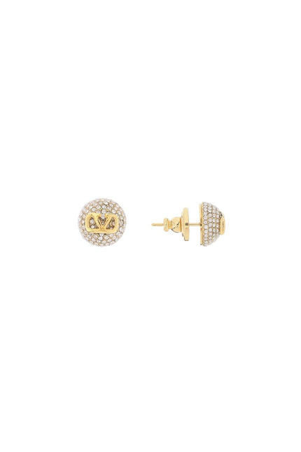 vlogo signature earrings with swarovski® crystals