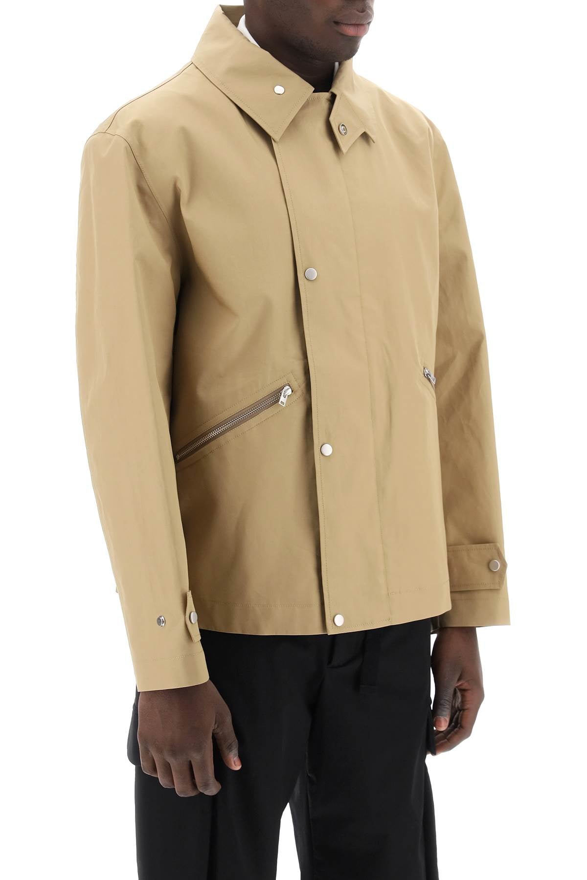 Water-Repellent Windbreaker Jacket