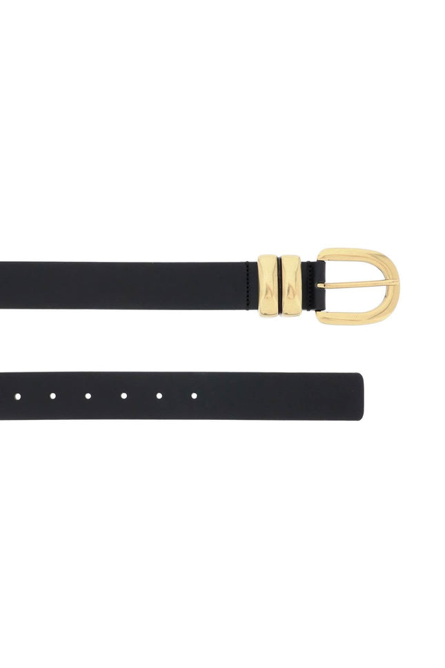 zoira leather belt - Black