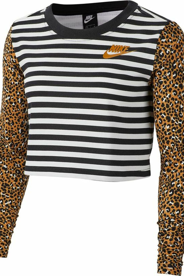 Women’S Long Sleeve T-Shirt Nike Animal Print-Nike-XS-Urbanheer