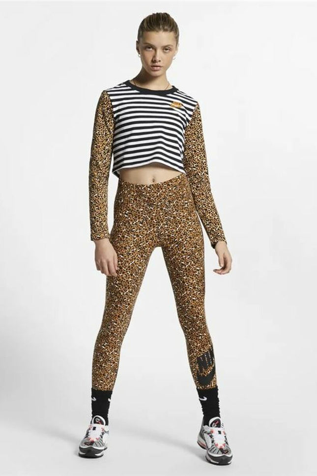 Women’S Long Sleeve T-Shirt Nike Animal Print-Nike-XS-Urbanheer