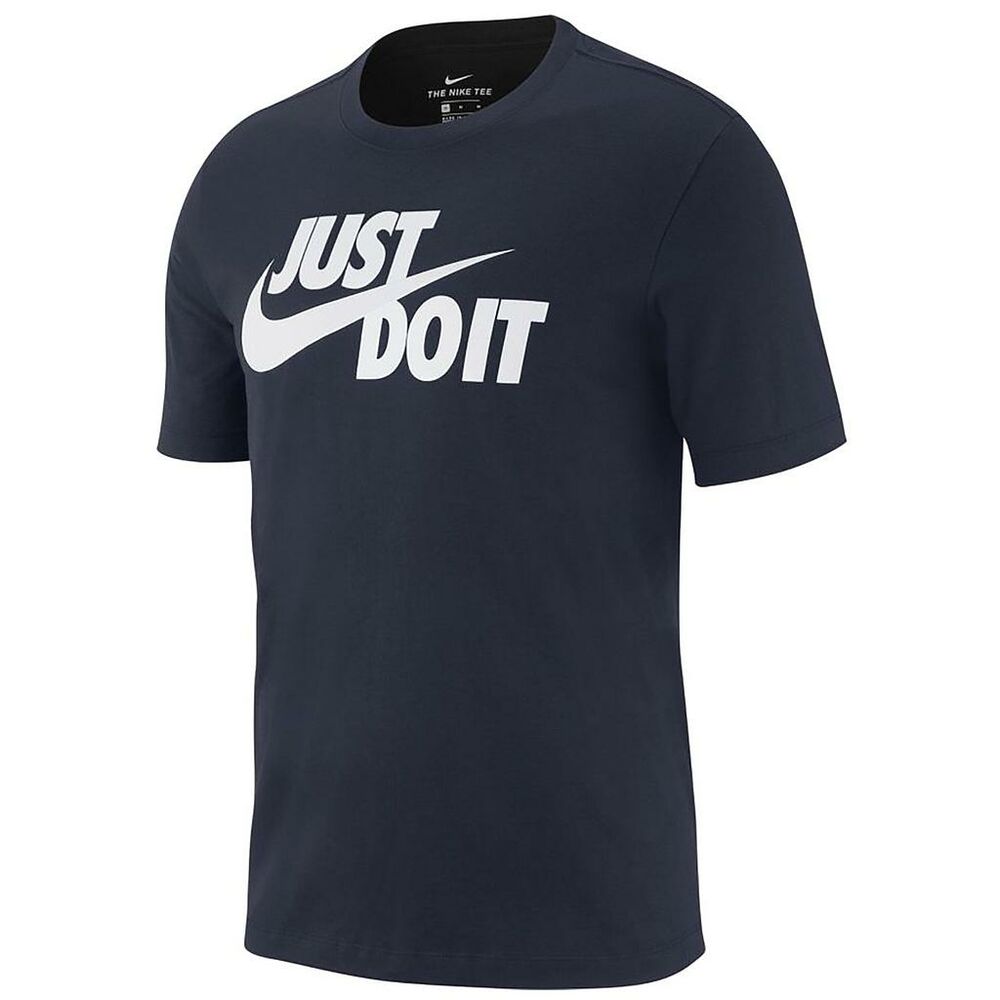Men’s Short Sleeve T-Shirt Nike AR5006 451 Navy Blue-Nike-Urbanheer