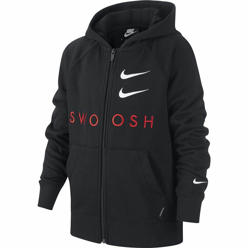 Children'S Sports Jacket Nike Swoosh Black-Sports | Fitness > Sports material and equipment > Sports Jackets-Nike-8-10 Years-Urbanheer