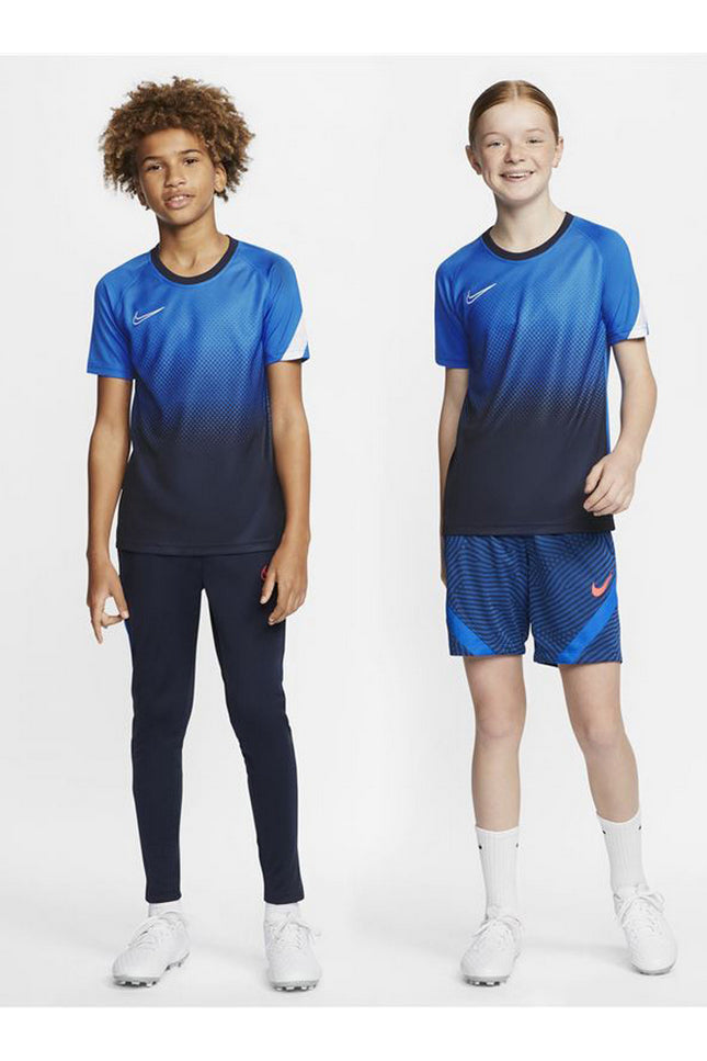 Child'S Short Sleeve T-Shirt Nike Dri-Fit Academy Blue-Nike-7-8 Years-Urbanheer