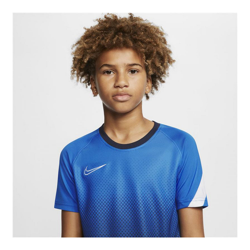 Child'S Short Sleeve T-Shirt Nike Dri-Fit Academy Blue-Nike-7-8 Years-Urbanheer