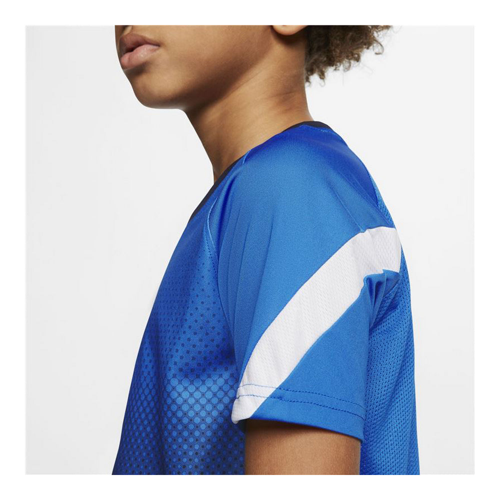 Child'S Short Sleeve T-Shirt Nike Dri-Fit Academy Blue-Nike-7-8 Years-Urbanheer