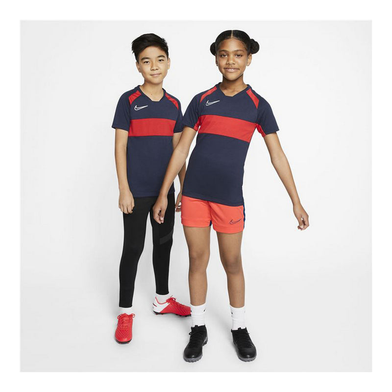 Children’S Short Sleeve T-Shirt Nike Dri-Fit Academy Dark Blue-Nike-Urbanheer